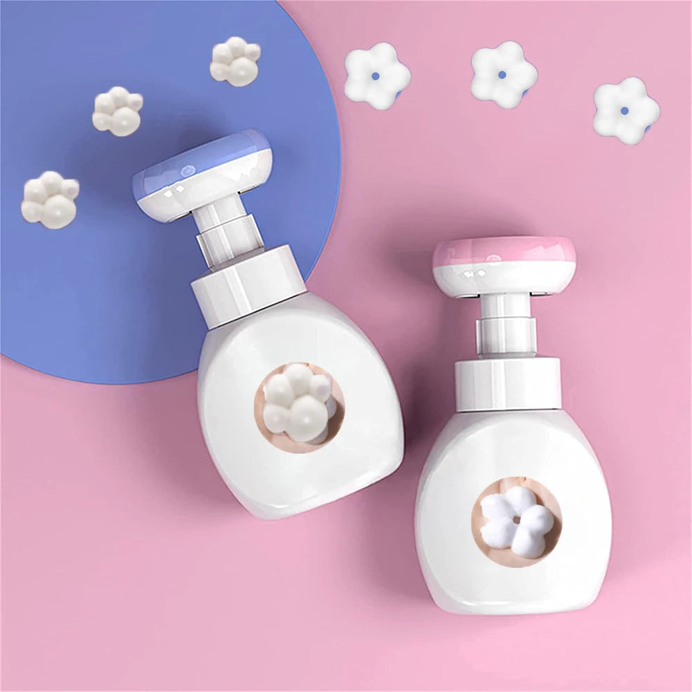 Vetta hand Foam Dispenser Flower Shape Hand Soap Foam Hand Dispenser Flower Stamp Dispenser Foaming Soap Dispenser for Kids