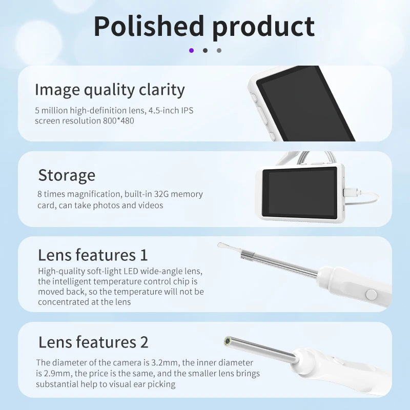 Camera Ear Endoscope Clean Mini Camera