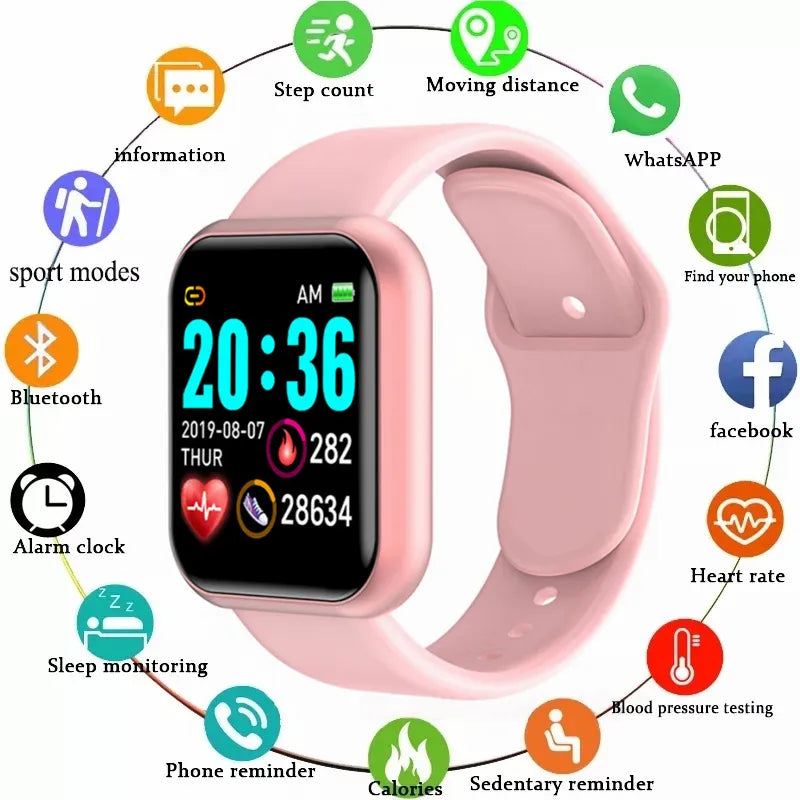 Smart Watch Men Women Bluetooth Connected Phone Music Fitness Sports Bracelet Sleep Monitor