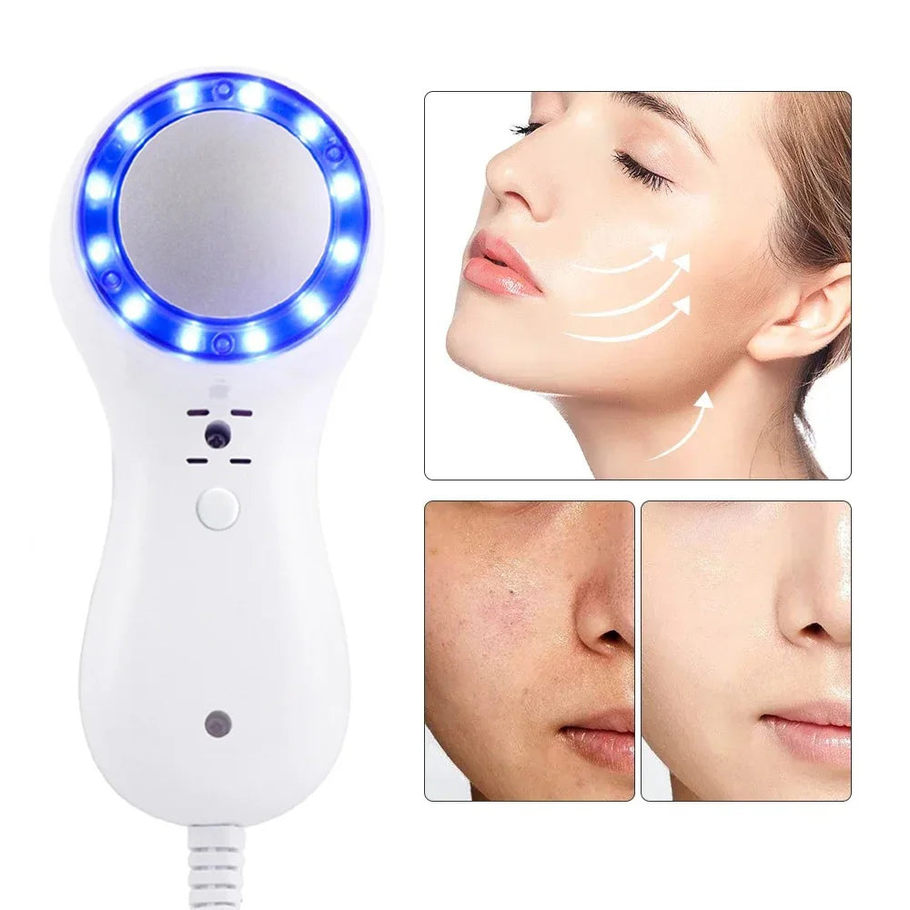 USB Ice Healing Beauty Machine Led Photon Rejuvenation Massager