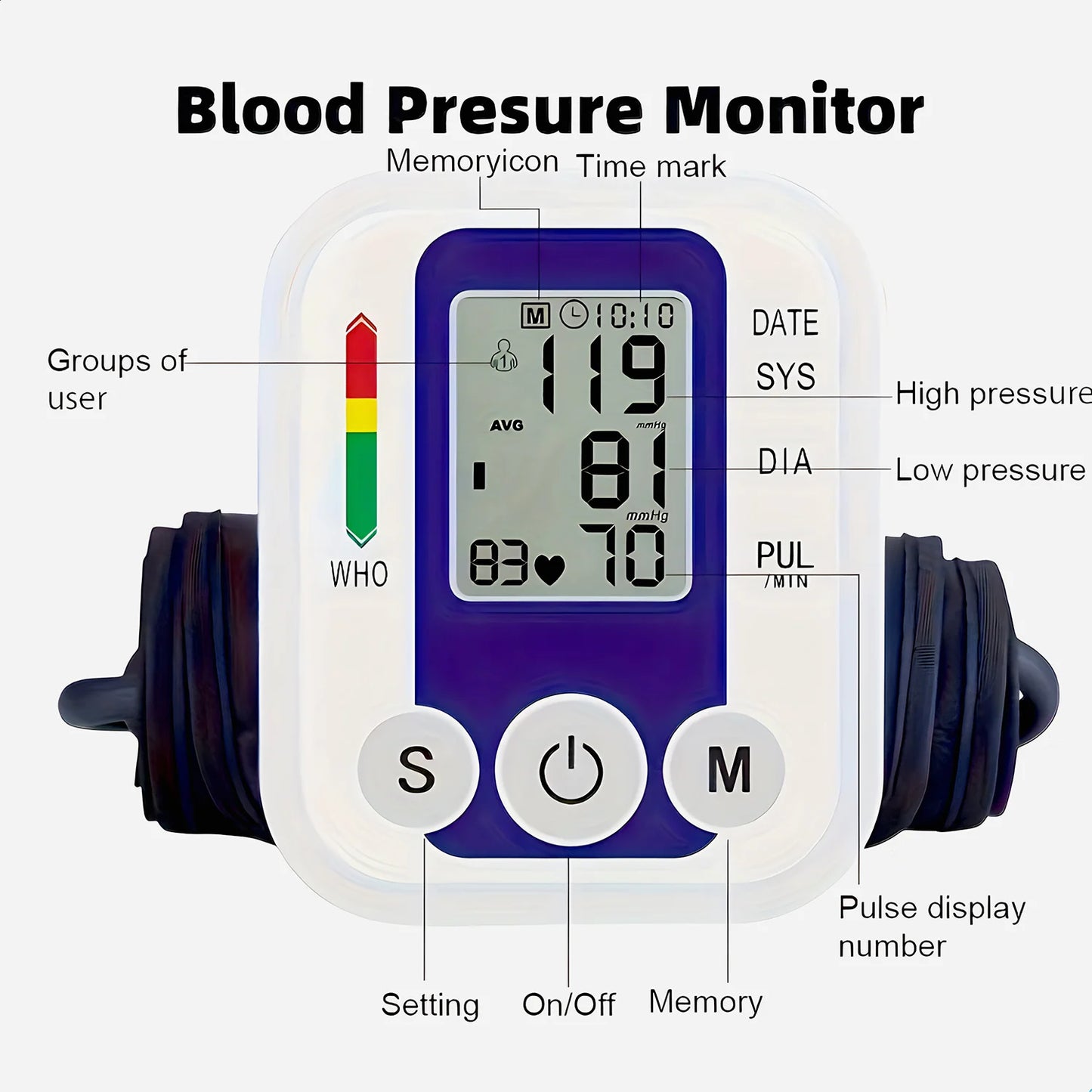 Digital Arm Blood Pressure