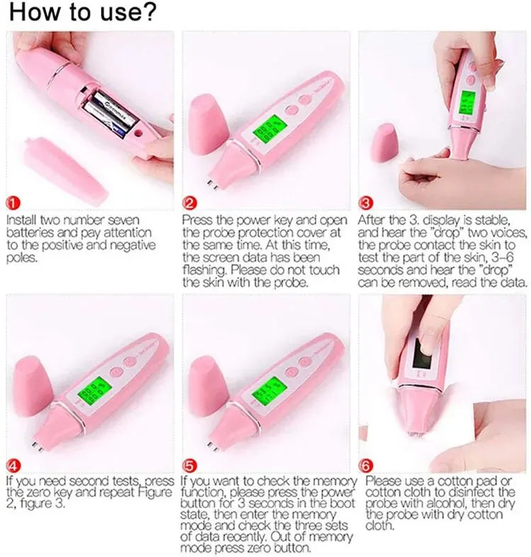 Tester for Face Care Lady Beauty Tool Women Spa Monitor