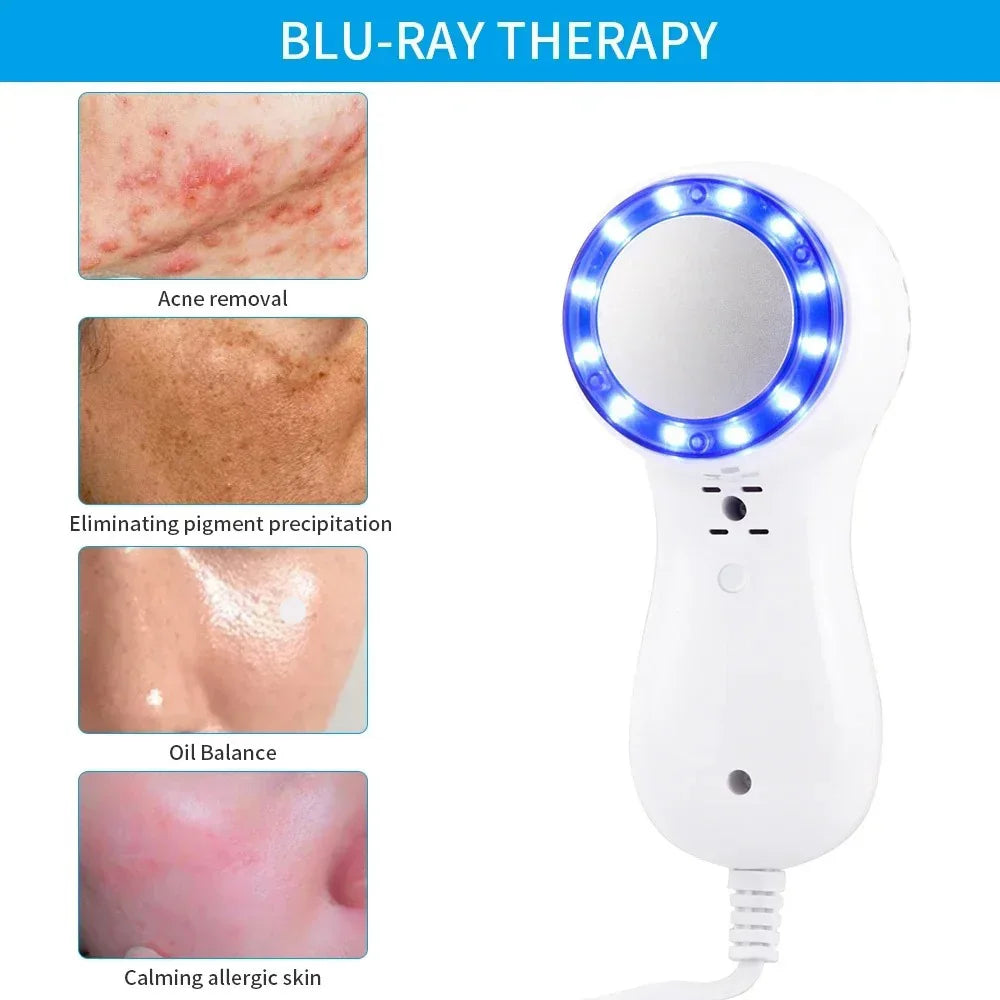 USB Ice Healing Beauty Machine Led Photon Rejuvenation Massager