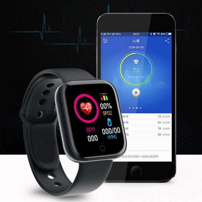 Smart Watch Men Women Bluetooth Connected Phone Music Fitness Sports Bracelet Sleep Monitor