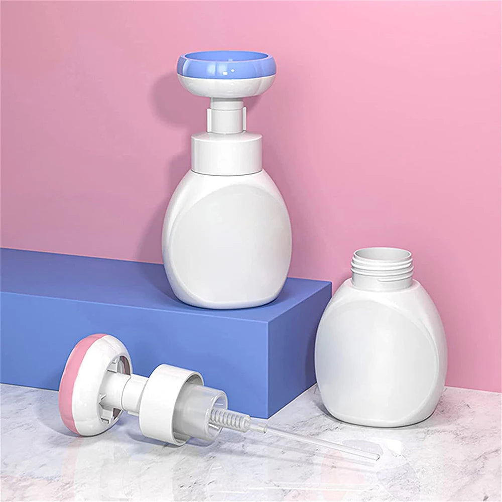 Vetta hand Foam Dispenser Flower Shape Hand Soap Foam Hand Dispenser Flower Stamp Dispenser Foaming Soap Dispenser for Kids