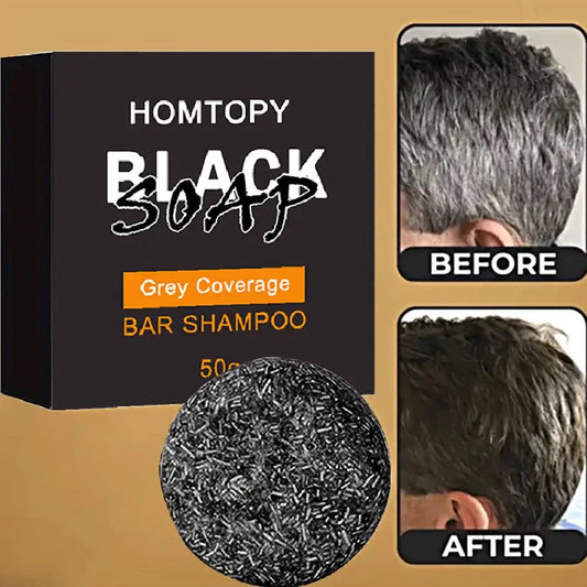 50g Hair Shampoo Soap Bamboo Charcoal Oil Control Shampoo Gray To Hair Soap Hair Soap Shampoo Canas Dye Dye Shampoo S2V4