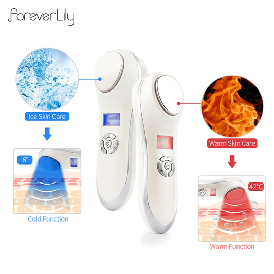 Care Cryotherapy Calm Skin Shrink Pores Warm Heating Relax Skin Lifting Device